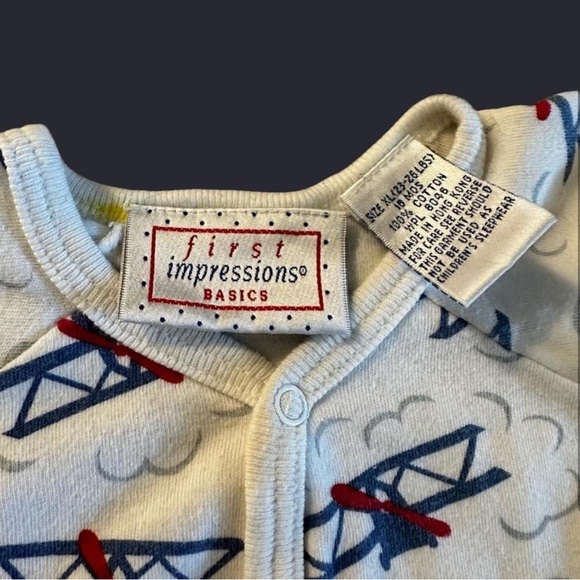 Vintage First Impressions Baby Romper Size 16 Months (23-26lbs) - Picture 2 of 3